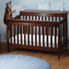 AFG Athena Alice 3 in 1 Convertible Crib with Toddler Rail - Espresso -