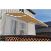 ALEKO Retractable Motorized 13 x 10 Feet Home Patio Canopy Awning Sunshade Sand