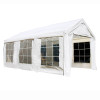Aleko Heavy Duty Outdoor Gazebo Canopy Tent with Sidewalls White
