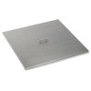 American Fireglass 36 in. Stainless Steel Cover for Square Drop-In Fire Pit Pan