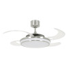 Fanaway EVO 1 Brushed Chrome LED Lighting with Remote Ceiling Fan