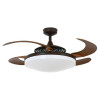 Fanaway EVO 2 Oil Rubbed Bronze Lighting with Remote Ceiling Fan
