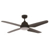 Lucci Air 132 cm Aria Black LED Light with Remote Ceiling Fan
