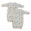 Bambini Girls Print Infant Gowns - Pack of 2
