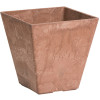 Novelty Manufacturing 12 in. Ella Square Planter Rust - Pack of 5