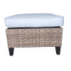 Letright Industrial Four Seasons Courtyard Serranova Ottoman Light Gray - 25.59 x 25.59 x 13.78 in.