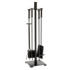 Mr. Bar-B-Q Products Black Craftsman Fireset with Cylinder Handles - 5 Piece
