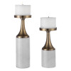 212 Main 17546 Castiel Marble Candleholders - Set of 2