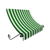 Awntech 5.38 ft. Charleston Window & Entry Awning, Forest Green & White - 18 x 36 in.