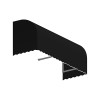 Awntech 3.38 ft. Savannah Window & Entry Awning, Black - 31 x 24 in.