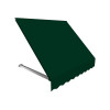 Awntech 5.38 ft. Dallas Retro Window & Entry Awning, Forest Green - 18 x 36 in.