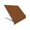 Awntech 4.38 ft. Dallas Retro Window & Entry Awning, Terra Cotta - 18 x 36 in.
