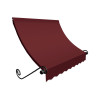 Awntech 4.38 ft. Charleston Window & Entry Awning, Burgundy - 18 x 36 in.