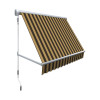 Awntech 5 ft. Mesa Window Retractable Awning, Brown & Tan - 24 x 24 in.
