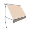 Awntech 5 ft. Mesa Window Retractable Awning Linen Pinstripe - 24 x 24 in.