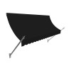 Awntech 5.38 ft. New Orleans Awning Black - 31 x 16 in.