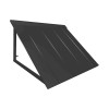 Awntech 5 ft. Houstonian Metal Standing Seam Awning Black - 68 x 24 x 24 in.