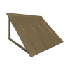 Awntech 4 ft. Houstonian Metal Standing Seam Awning Bronze - 56 x 24 x 36 in.