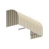 Awntech 5.38 ft. Savannah Window & Entry Awning, Linen & White - 31 x 24 in.