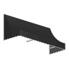 Awntech 5.38 ft. Nantucket Window & Entry Awning, Black - 31 x 24 in.