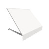 Awntech 3.38 ft. Dallas Retro Window & Entry Awning, Off White - 18 x 36 in.