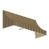 Awntech 3.38 ft. Nantucket Window & Entry Awning, Burgundy & Tan - 31 x 24 in.