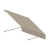 Awntech 4.38 ft. Santa Fe Twisted Rope Arm Window & Entry Awning, Linen - 31 x 12 in.