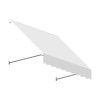 Awntech 4.38 ft. Santa Fe Twisted Rope Arm Window & Entry Awning, Off White - 44 x 24 in.