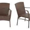 W Unlimited Leisure Collection Outdoor Garden Patio Furniture Chair Set - 2 Piece