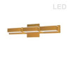 Dainolite 3 Light LED Wall Vanity Gold