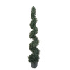 Nearly Natural Cedar Spiral Silk Tree 5 - In-door- Out-door - Green