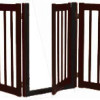 Dynamic Accents - 32 Inch 5 Panel Walk-Through Free Standing EZ Gate - Black