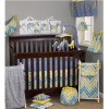 Zebra Romp 3 Piece Crib Bedding Set