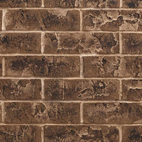 Majestic 36" Brick Interior Panels for See Through - Tavern Brown: offer a sophisticated and customizable solution