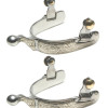 Jacks Stainless Steel Engraved Show Spurs