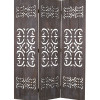 Home Roots 3 Panel Wood Screen Brown - 54 x 72 in.