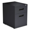 ALE Two-Drawer Metal Pedestal File Charcoal