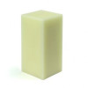 CPZ-152-12 3 x 9 in. Ivory Square Pillar Candle -12pcs-Case - Bulk