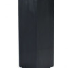 CPZ-161-12 3 x 9 in. Black Square Pillar Candle -12pcs-Case - Bulk