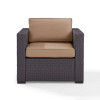 Biscayne Armchair With Mocha Cushions