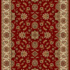 1592-1032-RED Como Rectangular Red Traditional Italy Area Rug 7 ft. 9 in. W x 11 ft. H