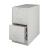 2-Drawer Vertical File- w- Lock- 15in.x25in.x28-.38in.- Putty