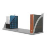 Partition Mounted Shelf 36 in. x 12.75 in. x 14.5 in. Gray