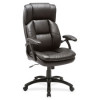 Black Base High-Back Leather Chair