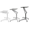 Adjustable Height Top Mobile Laptop Caddy - Black