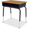 Book Box Student Desk Medium Oak