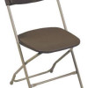 2190 Plastic Folding Chair - Brown Pack Of 10