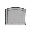 Single Panel Black Wrought Iron Mission Screen