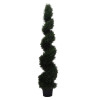 UV Cedar Spiral Everyday Topiary on Pot - 6 ft.