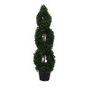UV Boxwood Double Spiral Everyday Topiary - 4 ft.